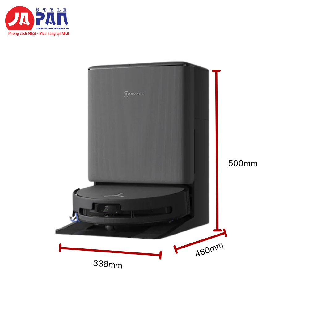 Thông số kích thước robot hút bụi Ecovacs Deebot T90 Pro Omni